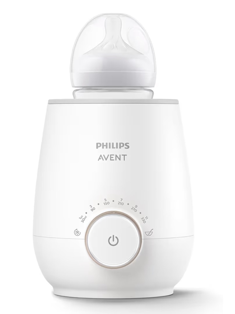 White Bottle Warmer - Fast Warm Technology